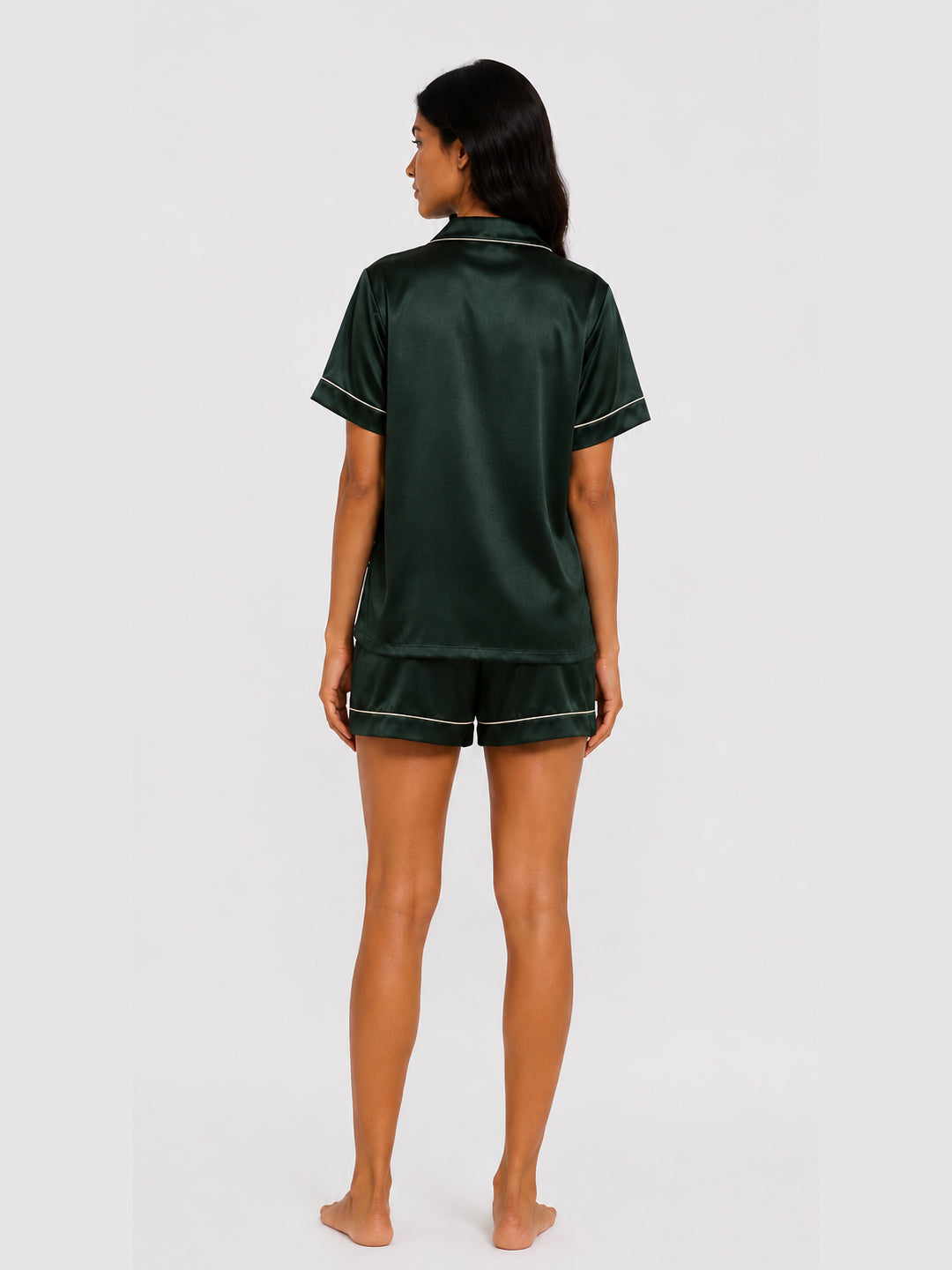 Laurel Satin Shorts Set
