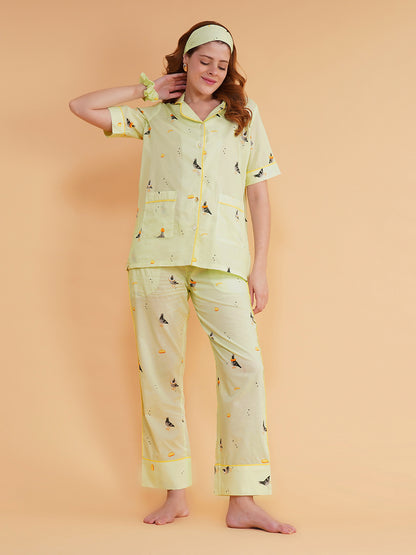 Birdie Brunch Cotton Pajama Set