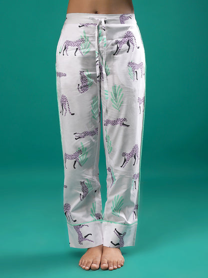 Wild Mauve Cotton Pajama Set