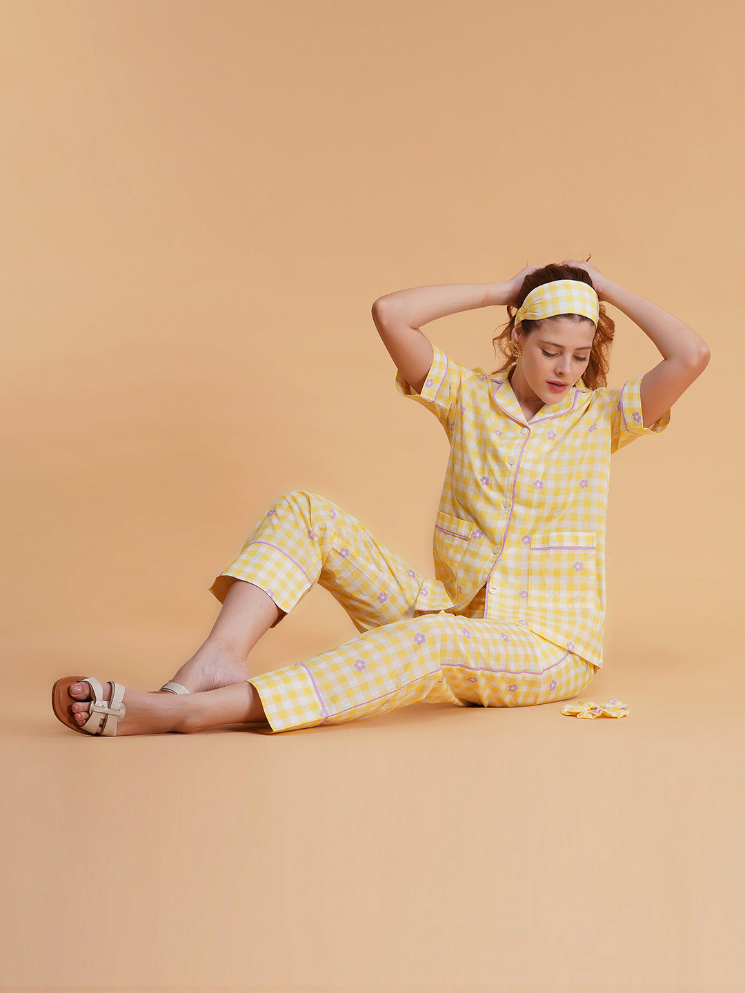Picnic Bloom Cotton Pajama Set
