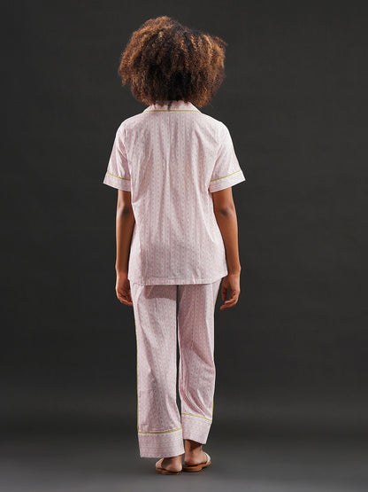 Rose Ribbons Cotton Pajama Set
