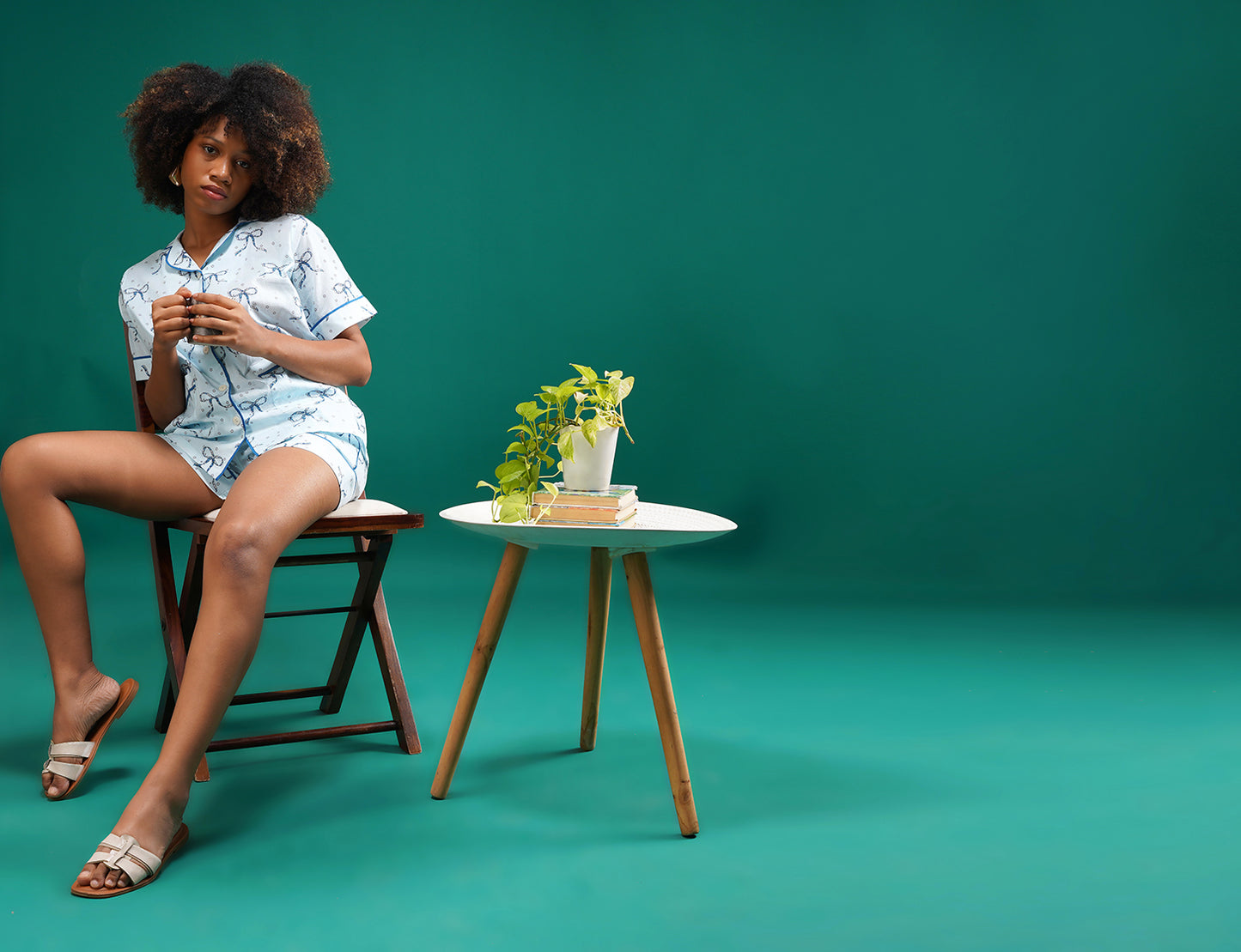 Twilight Bows Cotton Shorts Set