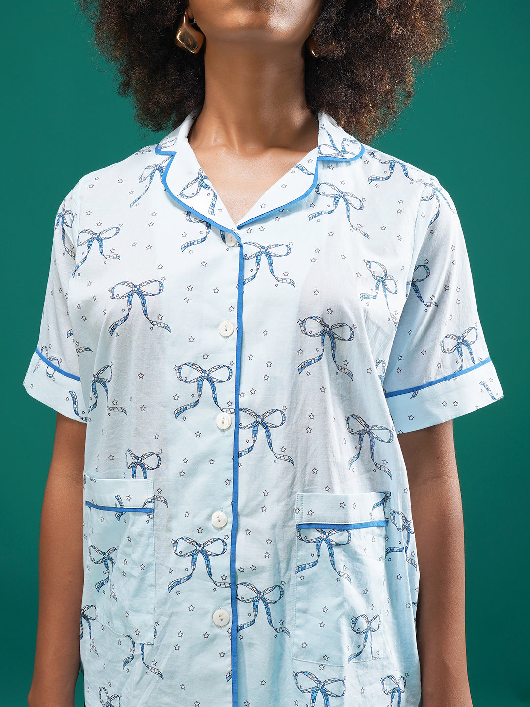 Twilight Bows Cotton Shorts Set