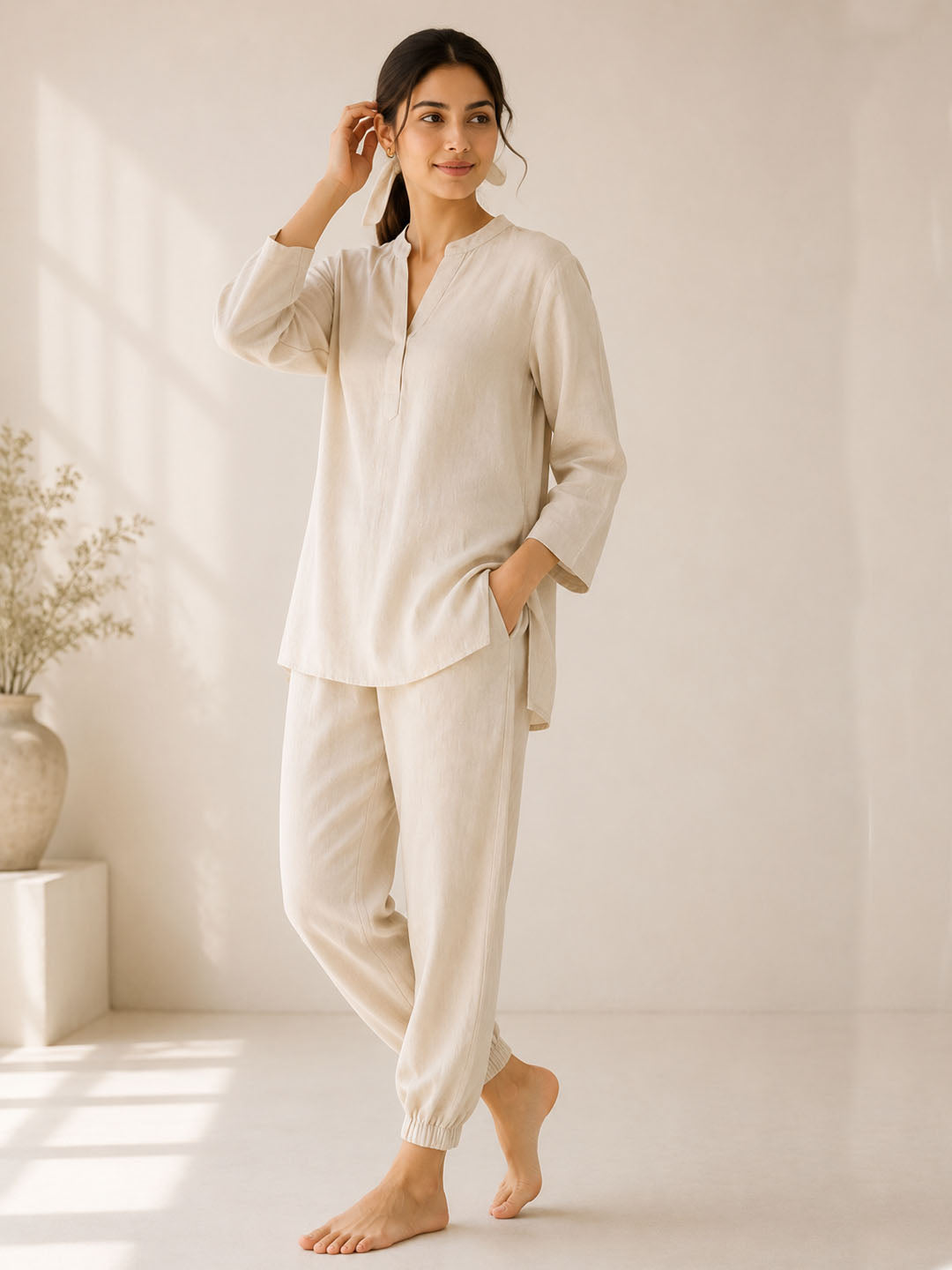 THE MALAI LINEN SET