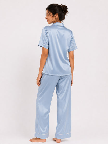 Zephyr Satin Pajama Set