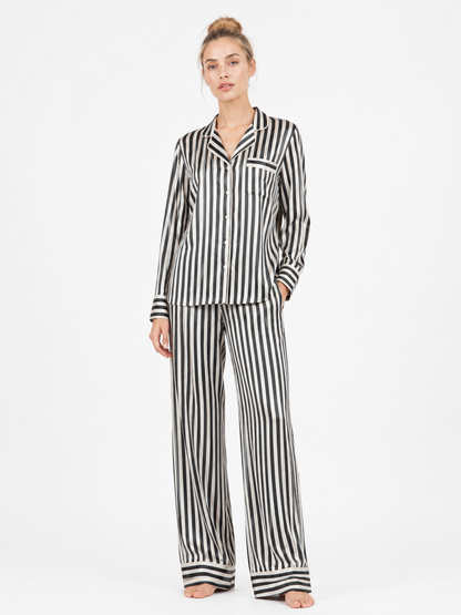 Éclipse Satin Classic Pajama Set