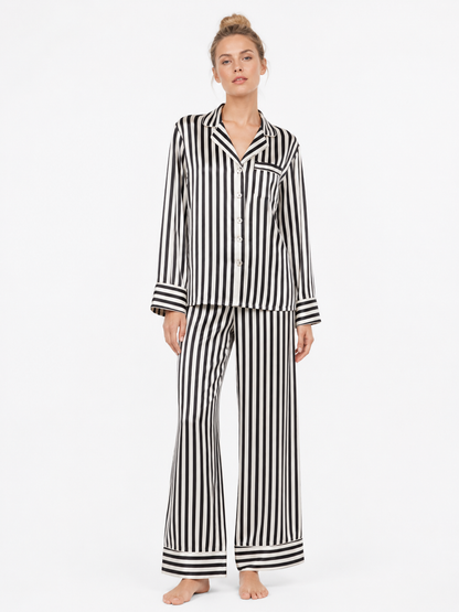 Éclipse Satin Classic Pajama Set