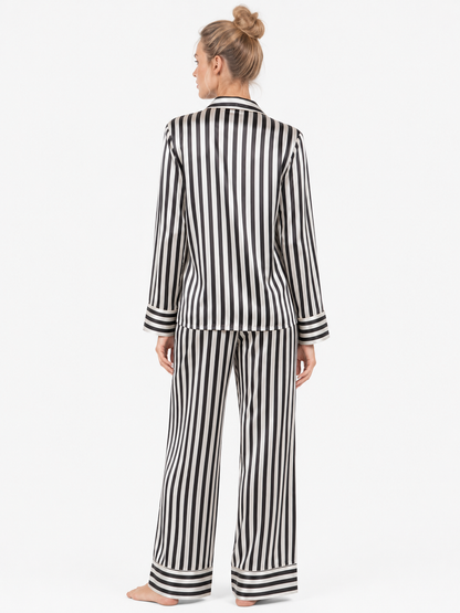 Éclipse Satin Classic Pajama Set