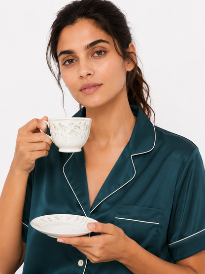 Pelagia Satin Pajama Set