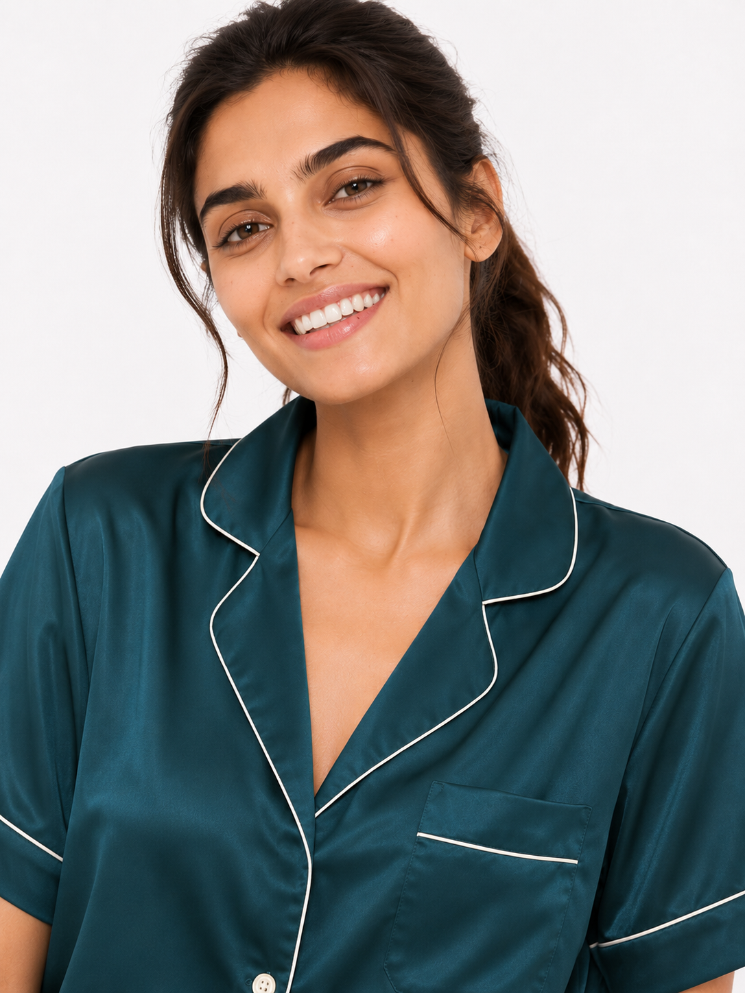 Pelagia Satin Pajama Set