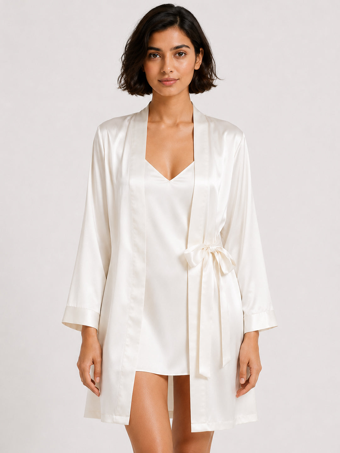 Nacre Satin Set