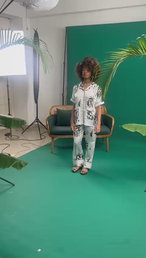 Venus Abalone Turquoise Floral Slip Dress