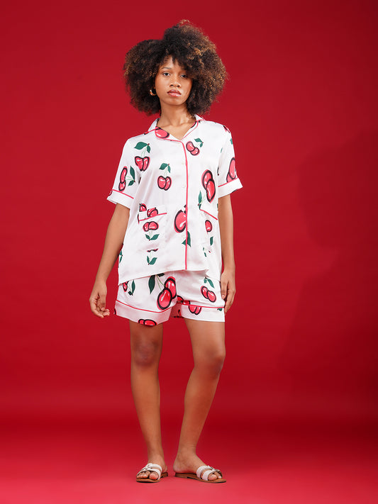 Cherry Pop Shorts Set