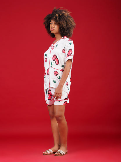 Cherry Pop Shorts Set