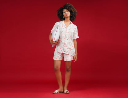 Blush Reverie Shorts Set