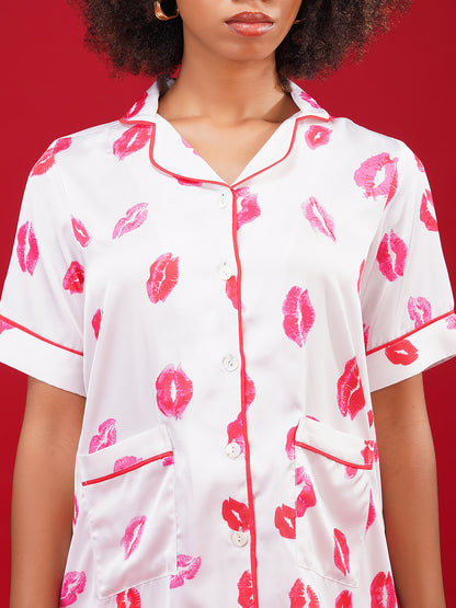 Kiss Kiss Shorts Set